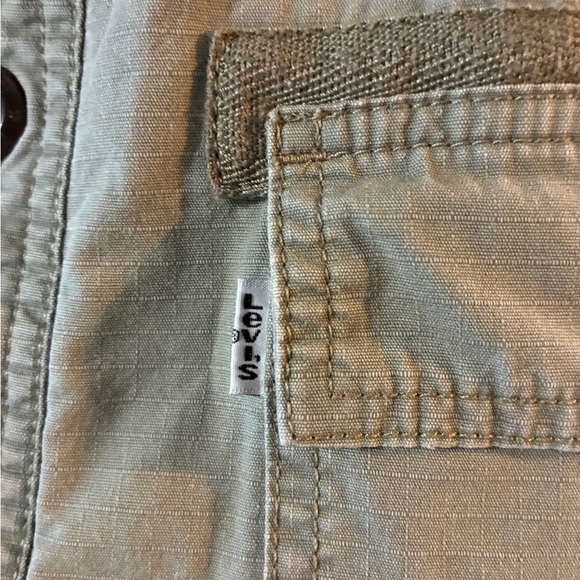 Levi's Sherpa Fleece Lined Insulated Jacket Men's XL White Tab Irregular - Picture 2 of 8